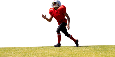 African American Rugby Player in Motion on Transparent Background - Download Free Stock Videos Pikwizard.com