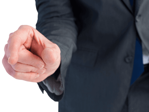 businessman pointing hand gesture transparent background - Download Free Stock Videos Pikwizard.com