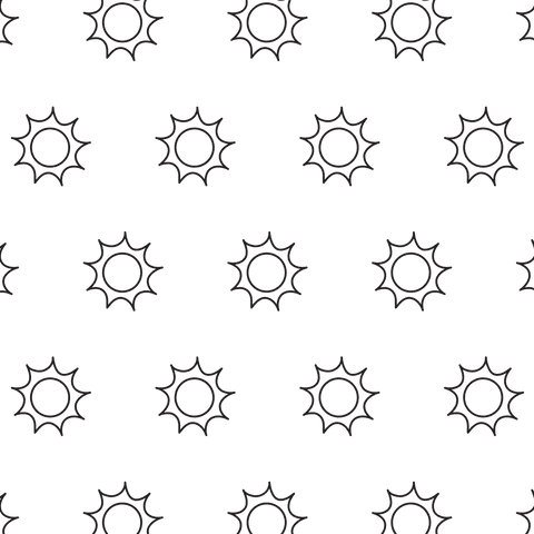 seamless black sun pattern with transparent background - Download Free Stock Videos Pikwizard.com