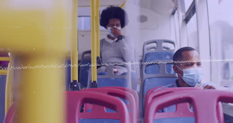 Masked Commuters Analyzing Data on Public Transport