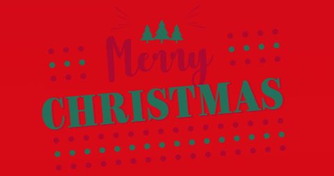 Festive Christmas Typography with Decorative Elements