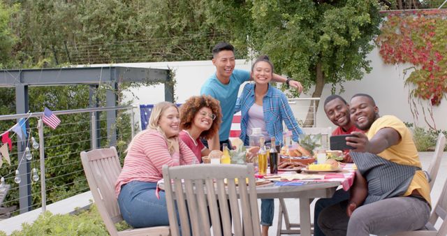 Diverse Friends Enjoying Outdoor Barbecue Gathering - Download Free Stock Images Pikwizard.com