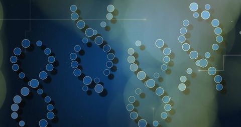Digital Visualization of DNA and Binary Coding - Download Free Stock Images Pikwizard.com