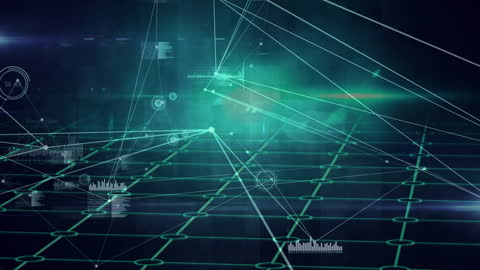 Digital Data Network with Interconnecting Lines and Analytics