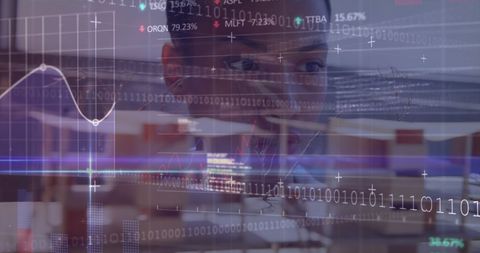 Data Analysis and Dynamic Visualization in Modern Business - Download Free Stock Images Pikwizard.com
