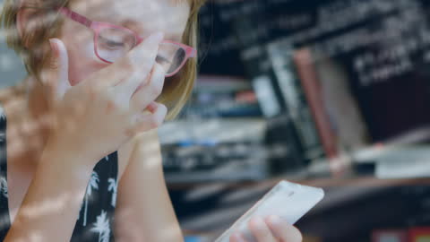 Child Discussing Phone Usage and Technology Concepts