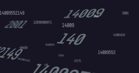 Dynamic Floating Numbers on Dark Blue Background - Download Free Stock Images Pikwizard.com