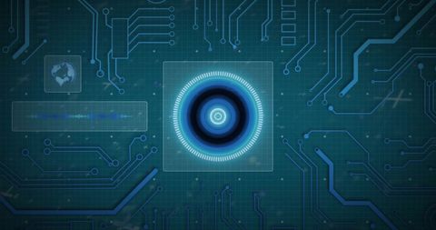 Futuristic Circuit Board with Global Data Connectivity - Download Free Stock Images Pikwizard.com