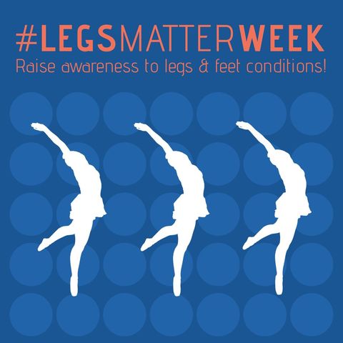 informative legs matter week campaign poster - Download Free Stock Templates Pikwizard.com