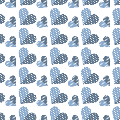 Blue Heart Pattern on Transparent Background for Valentine's Day - Download Free Stock Videos Pikwizard.com