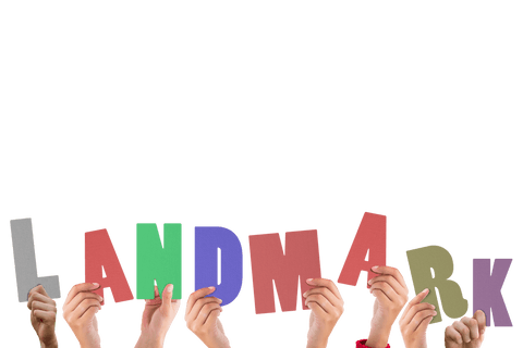 Hands Holding Colorful Landmark Letters in Transparent Background - Download Free Stock Videos Pikwizard.com