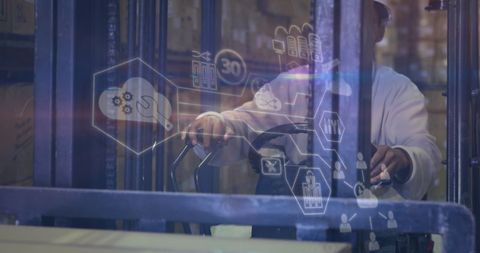 Digital Interface and Data Processing in Warehouse