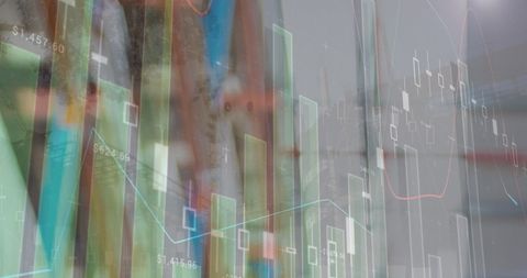 Abstract Financial Data and Logistics in Warehouse Environment - Download Free Stock Images Pikwizard.com