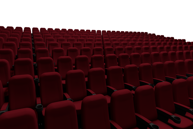 High Angle View of Transparent Auditorium Empty Red Theater Chairs - Download Free Stock Videos Pikwizard.com