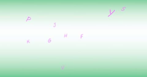 gradient green background with scattered letters - Download Free Stock Images Pikwizard.com