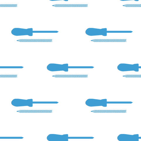 Digital blue icon pattern on transparent background