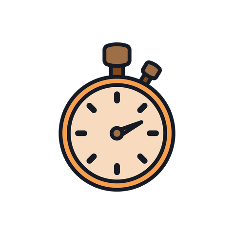 Circular Timer Symbol on Transparent Background Representing Time Flow - Download Free Stock Videos Pikwizard.com