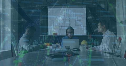 Global Finance Team Analyzing Data in Modern Office Setting - Download Free Stock Images Pikwizard.com