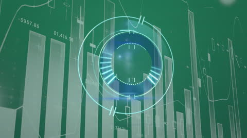 Futuristic Data Analysis Overlapping Digital Graphs