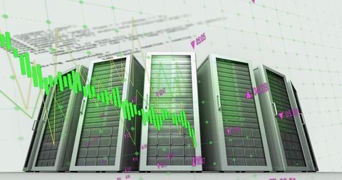 Digital Data Analysis Over Powerful Computer Servers - Download Free Stock Images Pikwizard.com