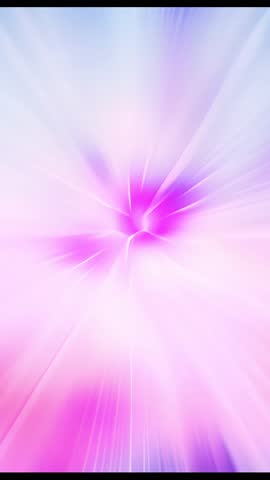 Zooming Pastel Gradient Burst Radiating Symmetric Light Beams Vertical Abstract Motion Video
