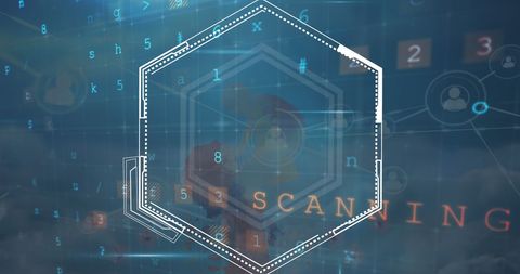 cybersecurity threat with digital data and networks - Download Free Stock Images Pikwizard.com
