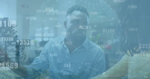 Digital Globe and Financial Data Overlay in Collaborative Office