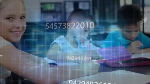 Children Engaging in Technology-Enhanced Learning Classroom