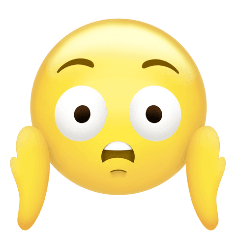 Surprised 3D Yellow Emoji with Raised Hands on Transparent - Download Free Stock Videos Pikwizard.com