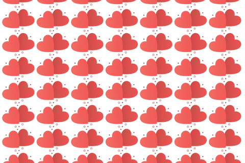 Seamless Heart Pattern on Transparent Background for Design Projects - Download Free Stock Videos Pikwizard.com