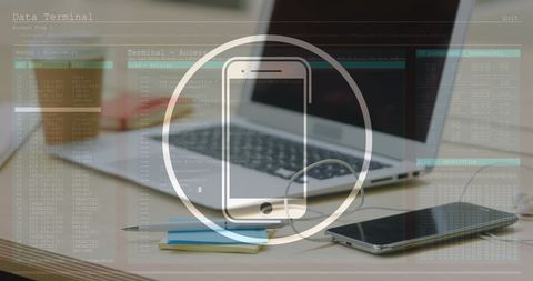 Technology Interface with Laptop and Smartphone Concept - Download Free Stock Images Pikwizard.com