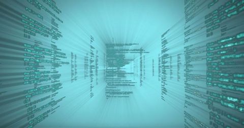 Abstract Digital Data Streams in Futuristic Interface - Download Free Stock Images Pikwizard.com