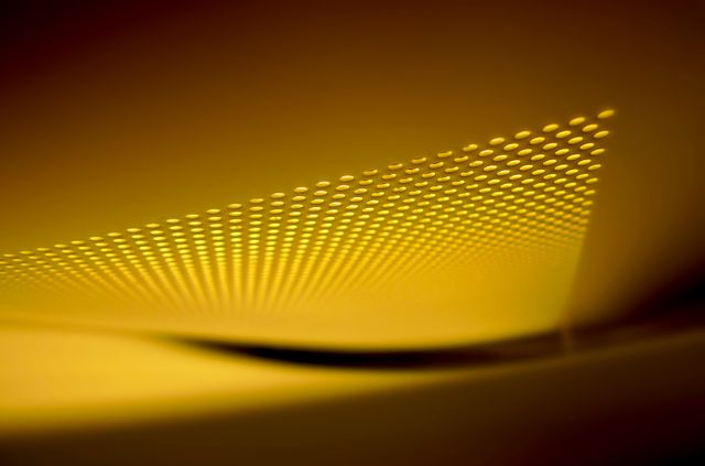 Abstract Yellow Light with Dotted Pattern - Download Free Stock Photos Pikwizard.com