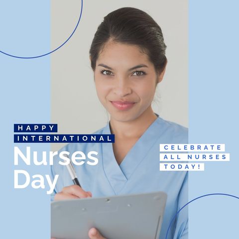 international nurses day with expertise and compassion - Download Free Stock Templates Pikwizard.com
