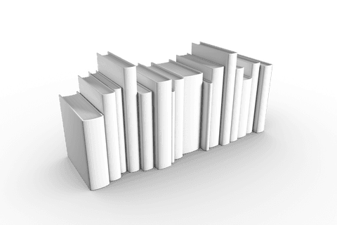 digital book row illustration on transparent background concept - Download Free Stock Videos Pikwizard.com