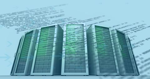 Digital Data Processing and Server Management System - Download Free Stock Images Pikwizard.com