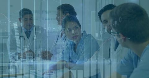 Medical Professionals Analyzing Data During Consultation