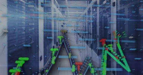 Holographic data analytics overlay in secure server room