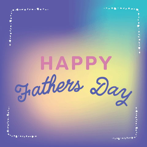 Colorful Father's Day Greeting on Transparent Background - Download Free Stock Videos Pikwizard.com