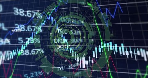 Dynamic Financial Data and Analytics Visualization - Download Free Stock Images Pikwizard.com