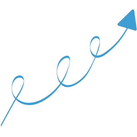 Blue Curved Arrow Path on Transparent Background - Download Free Stock Videos Pikwizard.com