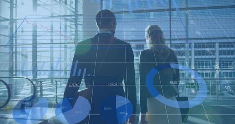 Business Professionals Analyzing Digital Financial Charts in Office - Download Free Stock Images Pikwizard.com