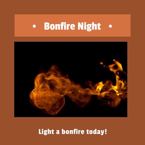 Fiery Bonfire Night Celebration Announcement - Download Free Stock Templates Pikwizard.com