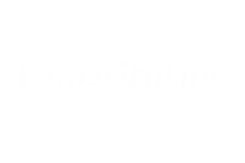 White constitution text on transparent background
