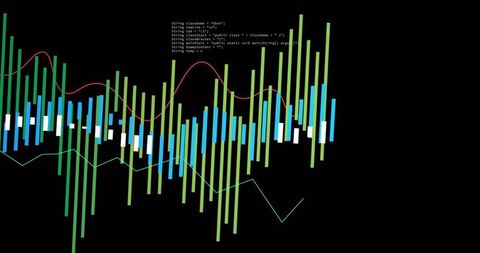 Digital Analytics Dashboard with Code and Graphs Visualization