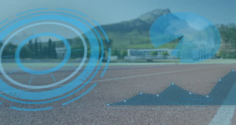 Running Blade Athlete Technology Analysis Animation