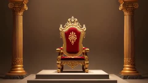 Majestic Golden Throne Unveiled in Regal Palace