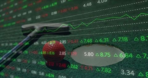 Golf and trading: a fusion of sport and stock market data