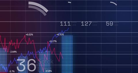 Dynamic Financial Graphs Illustrating Business Growth - Download Free Stock Images Pikwizard.com