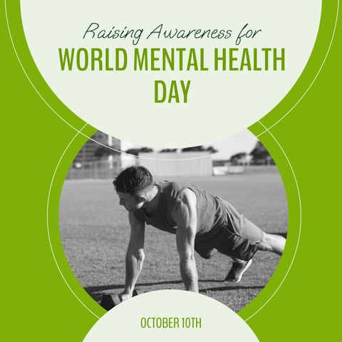 Promoting well-being on world mental health day with outdoor exercise